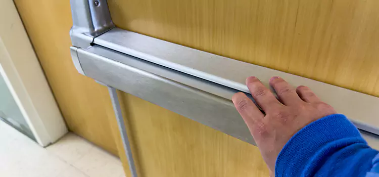 Installing a Push Bar on a Door Shakopee